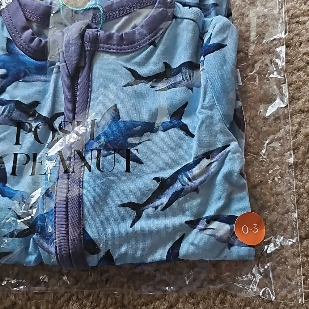 Posh Peanut Pancake Party Convertible Sleepers Pajama 0-3M